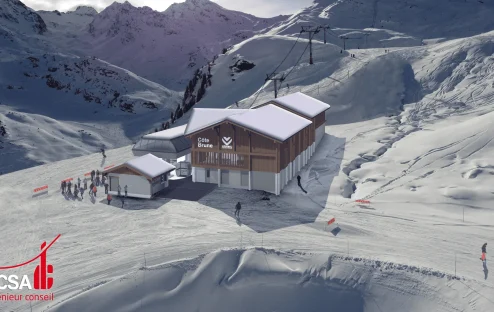 Projet Cote Brune - méribel