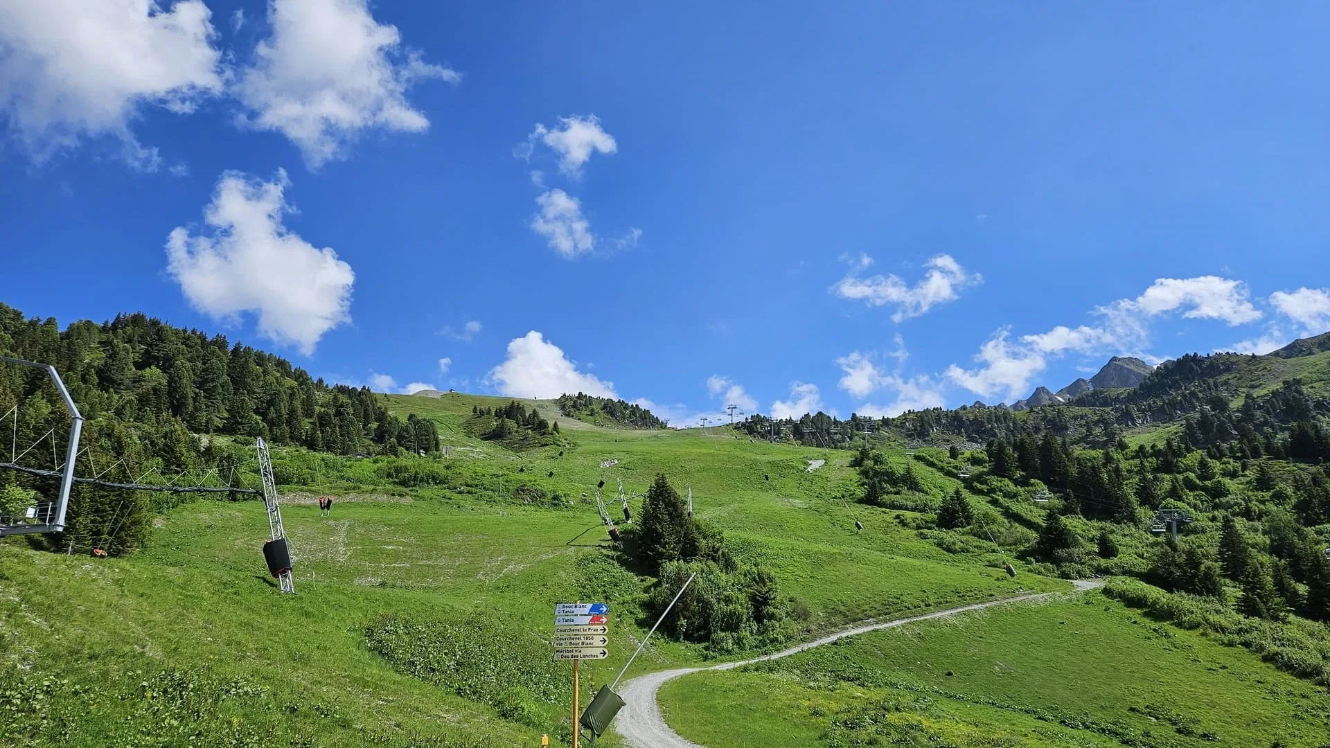 Piste de l'Eclipse à Courchevel