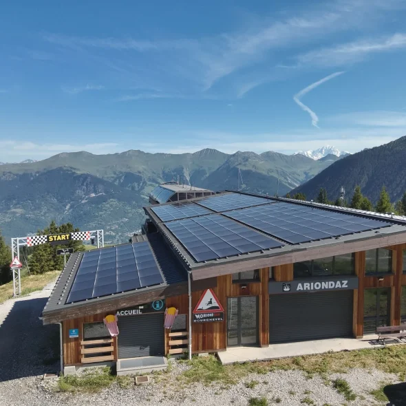 Centrale photovoltaïque de l'Ariondaz (Courchevel)